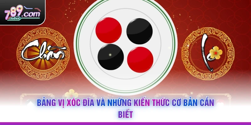 Bảng Vị Xóc Đĩa và những kiến thức cơ bản cần biết